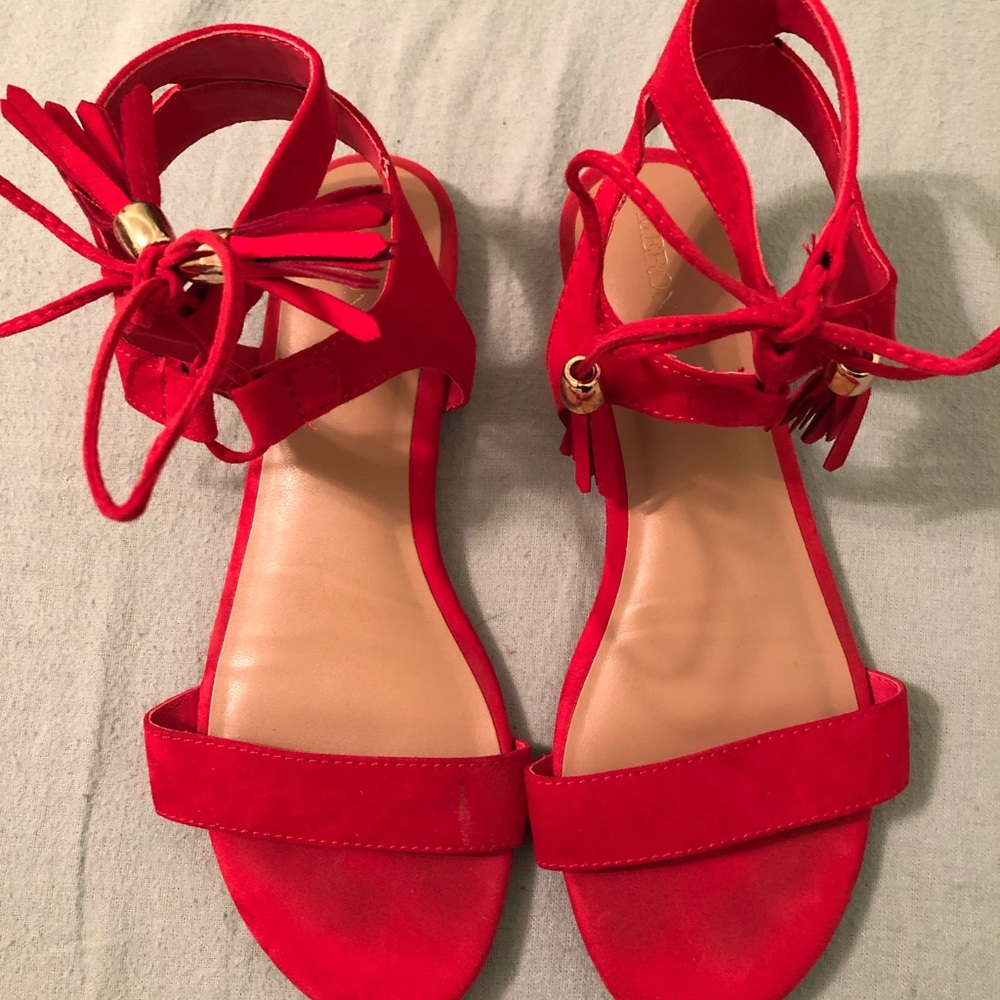 Red Sandals